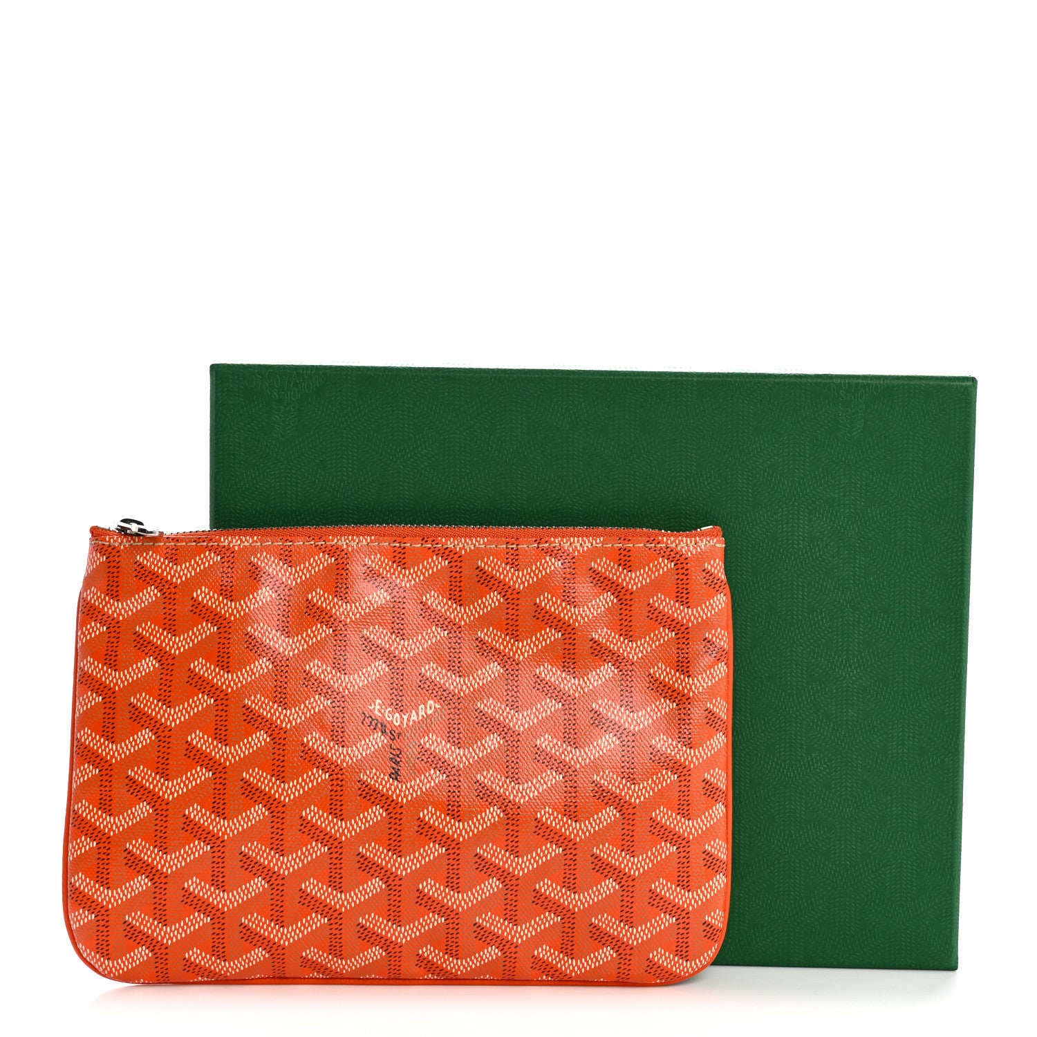 Goyard Goyardine Senat Pochette PM Orange 9 of 9