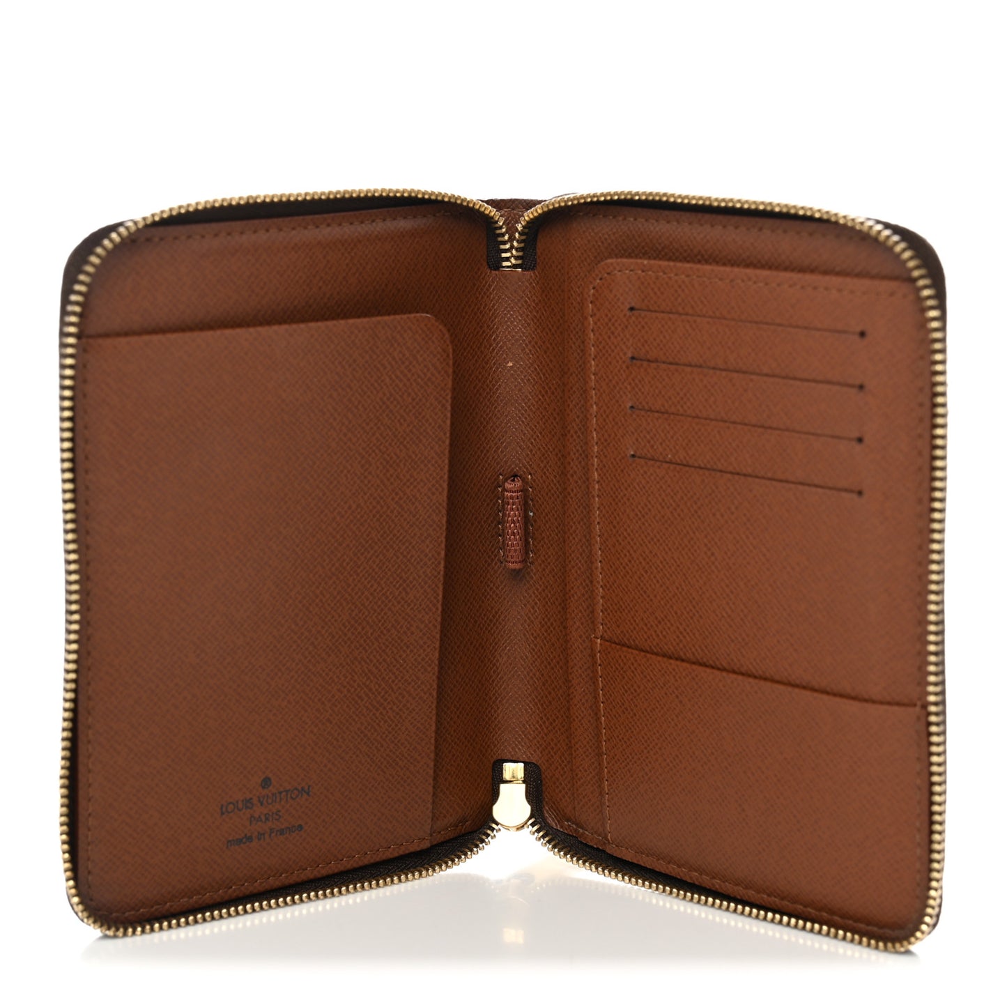 Monogram Zipped Passport Holder Wallet