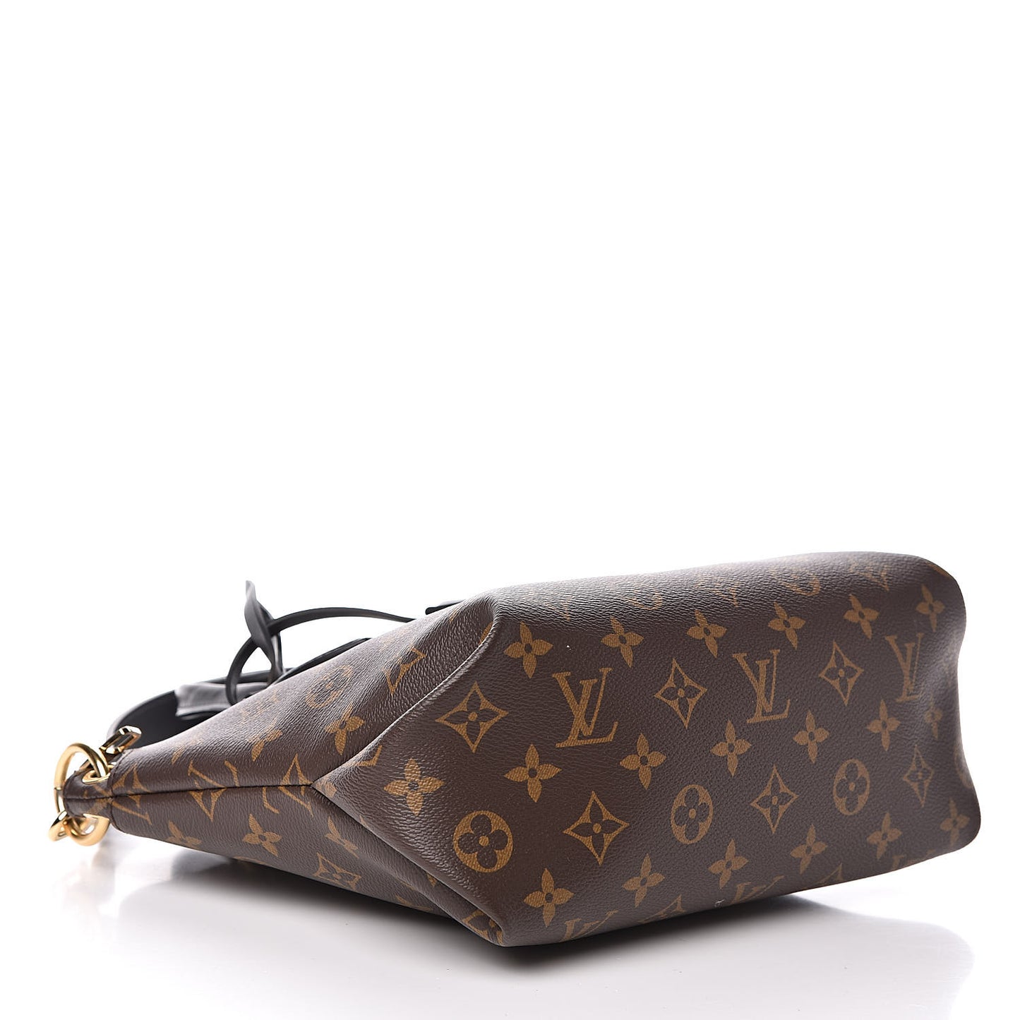 Monogram Flower Zipped Tote PM Black
