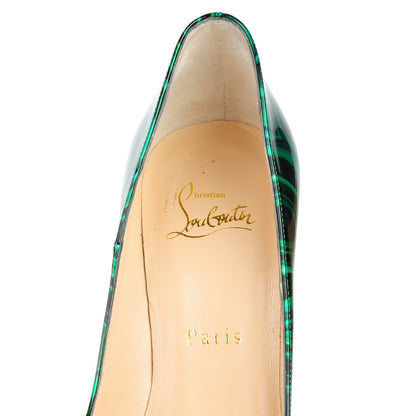 Christian Louboutin Patent Malachite So Kate 120 Pumps 37.5 Vert 7 of 8