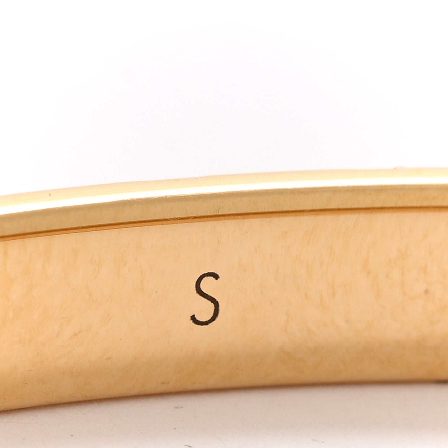 Brass Monogram Nanogram Bracelet S Gold
