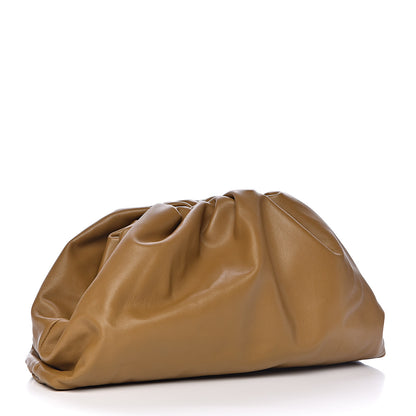 Bottega Veneta Smooth Butter Calf The Pouch Oversized Clutch Moutarde 3 of 11