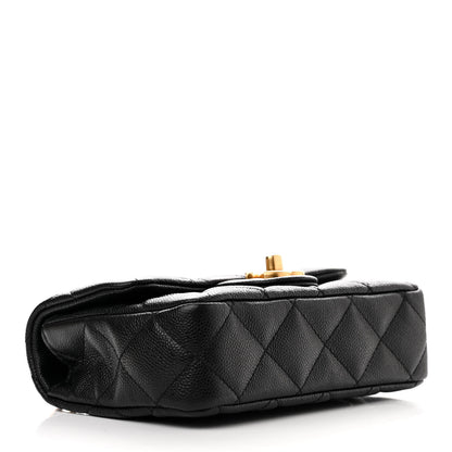 Chanel Caviar Quilted Mini Sweetheart Rectangular Flap Black 4 of 11