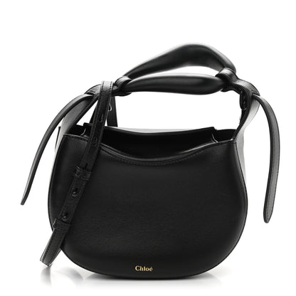 Chloe Small Grain Calfskin Kiss Bag Black 1 of 10