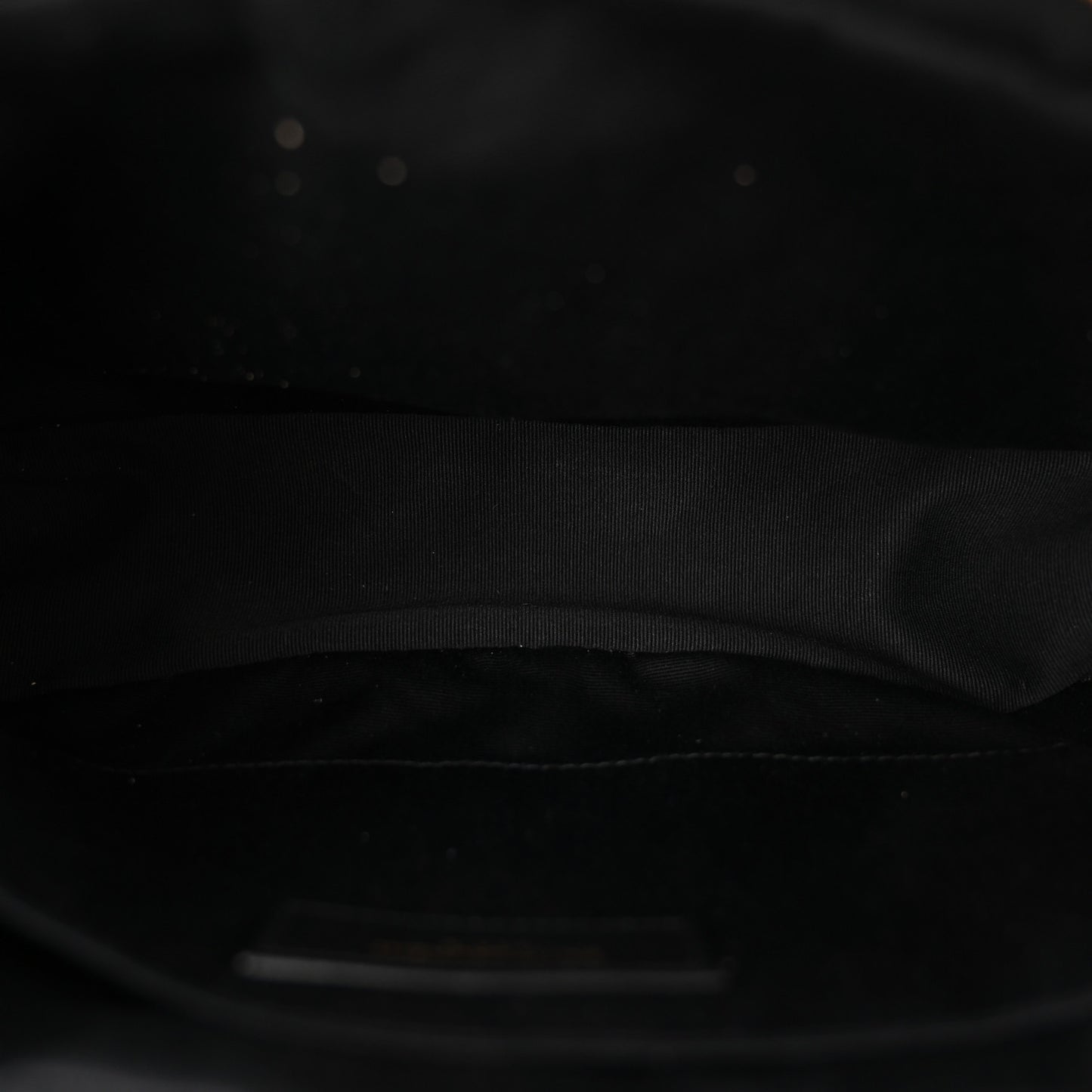 Calfskin Matelasse Monogram Lou Camera Bag Dark Beige