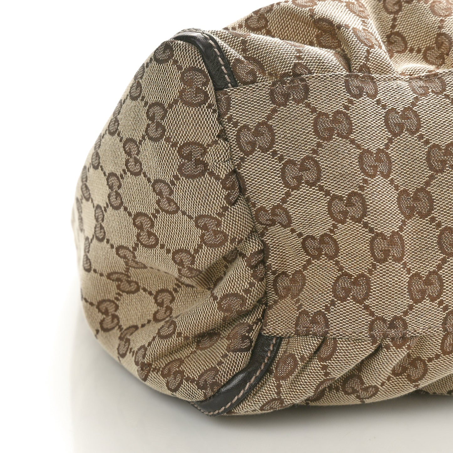 Monogram Large D Gold Hobo Dark Brown