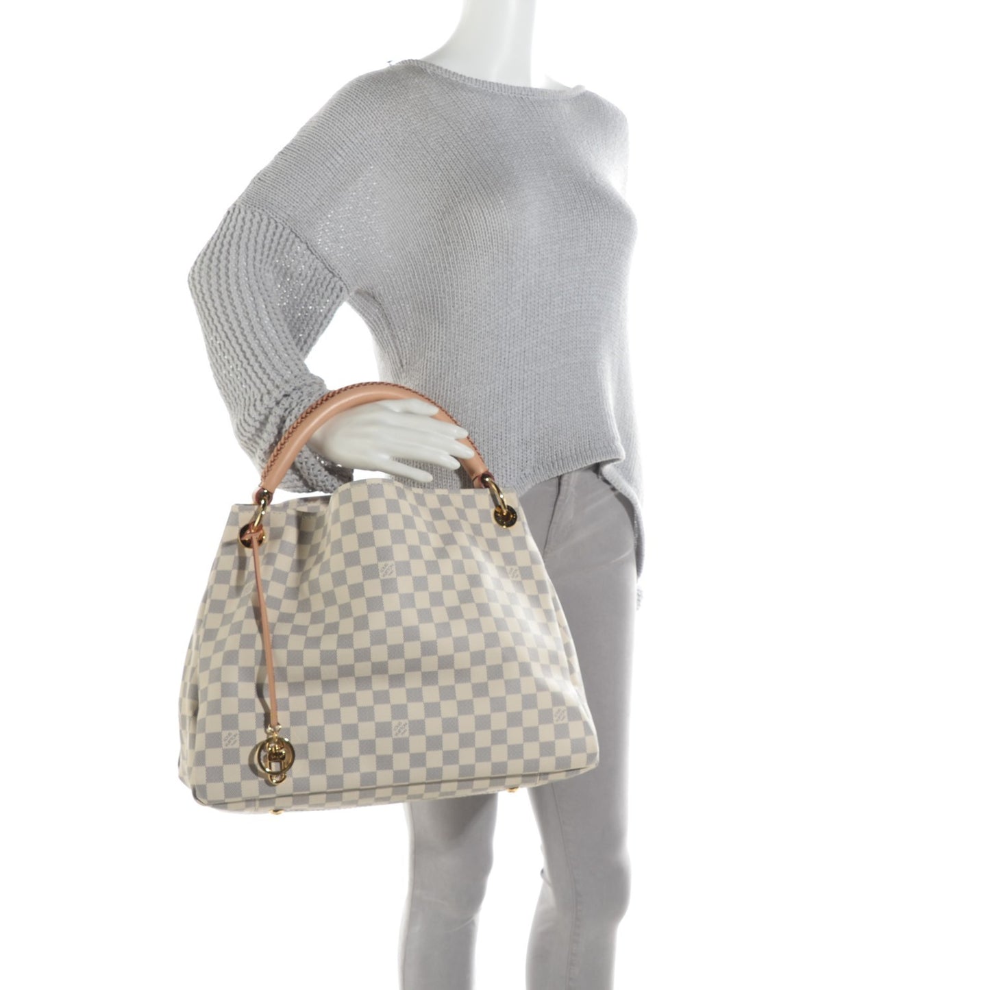 Damier Azur Artsy MM