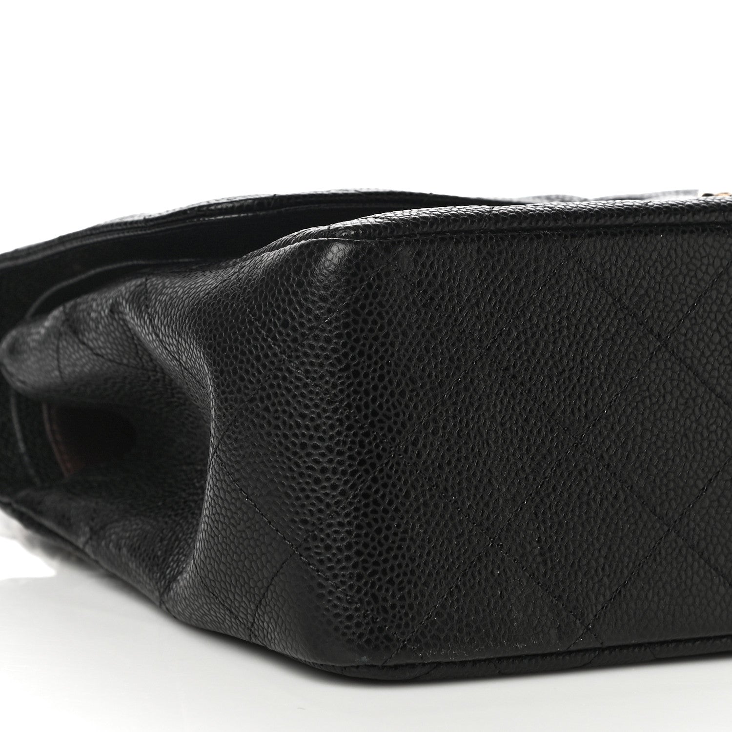 Chanel Caviar Quilted Jumbo Double Flap Black 9 of 10
