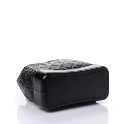 Chanel Aged Calfskin Quilted Gabrielle Backpack Black 3 of 4