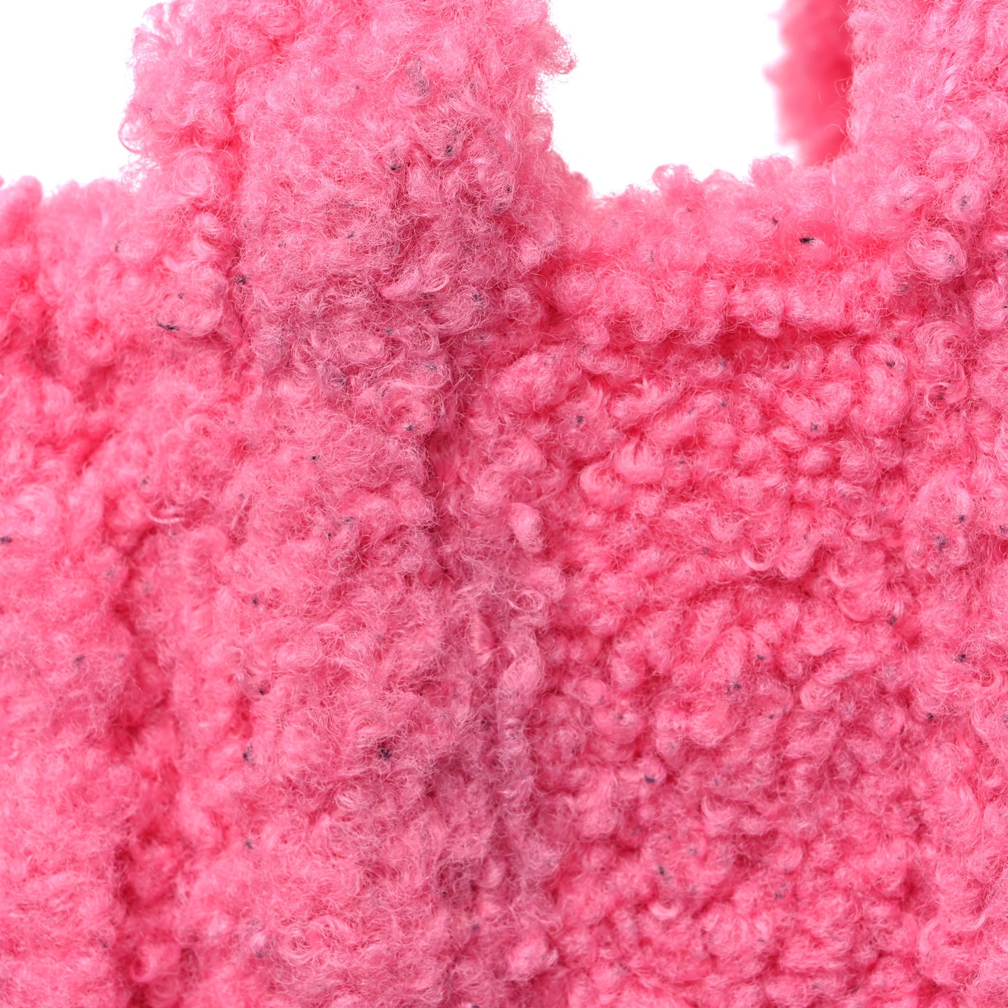 Polyester Cotton Mini The Teddy Traveler Tote Bag Pink