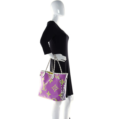 Louis Vuitton Monogram Giant Neverfull MM Pink Lilac 3 of 14