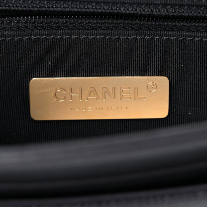Chanel Calfskin Caviar Quilted Chain Handle Flap Black 5 of 18