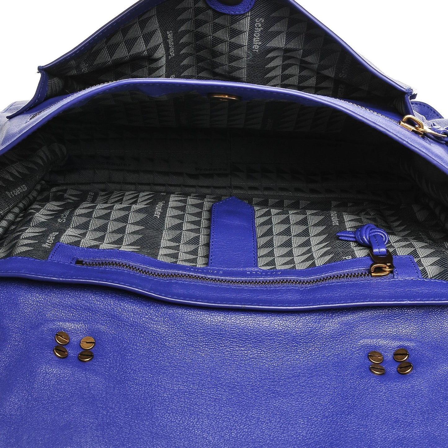 Lambskin Medium PS1 Satchel Purple Rain
