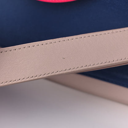 Christian Dior Smooth Calfskin Medium Be Dior Flap Pink Blue 12 of 13