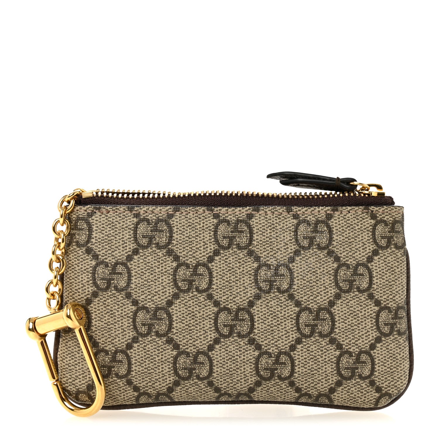 Gucci GG Supreme Monogram Key Case Brown 1 of 7