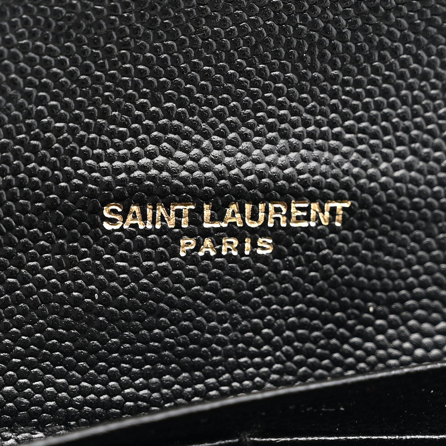 Grain De Poudre Mixed Matelasse Triquilt Large Monogram Wallet Black