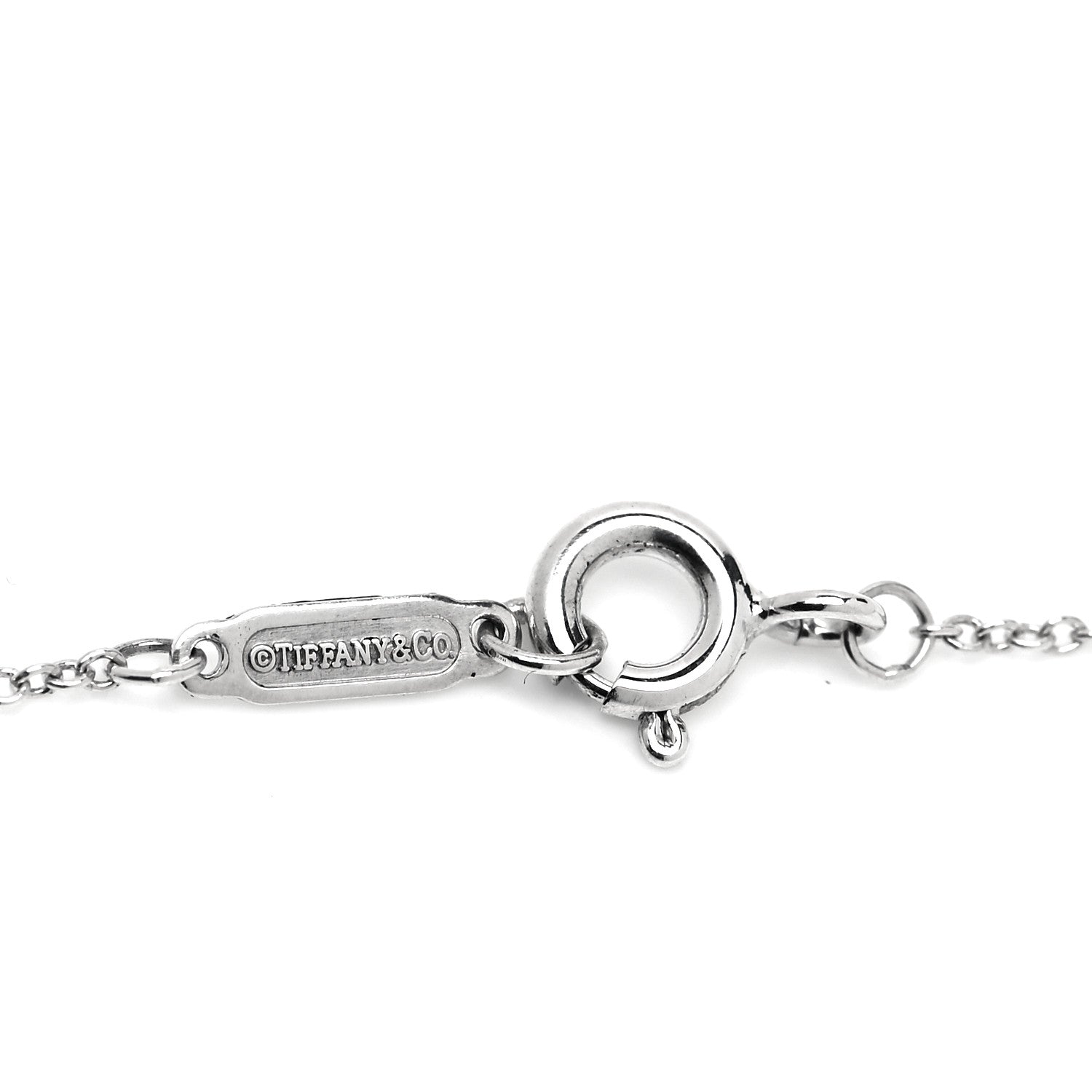 Tiffany Sterling Silver Teddy Bear Charm Pendant Necklace 5 of 5