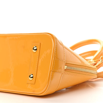 Louis Vuitton Vernis Alma BB Jaune Passion 9 of 10