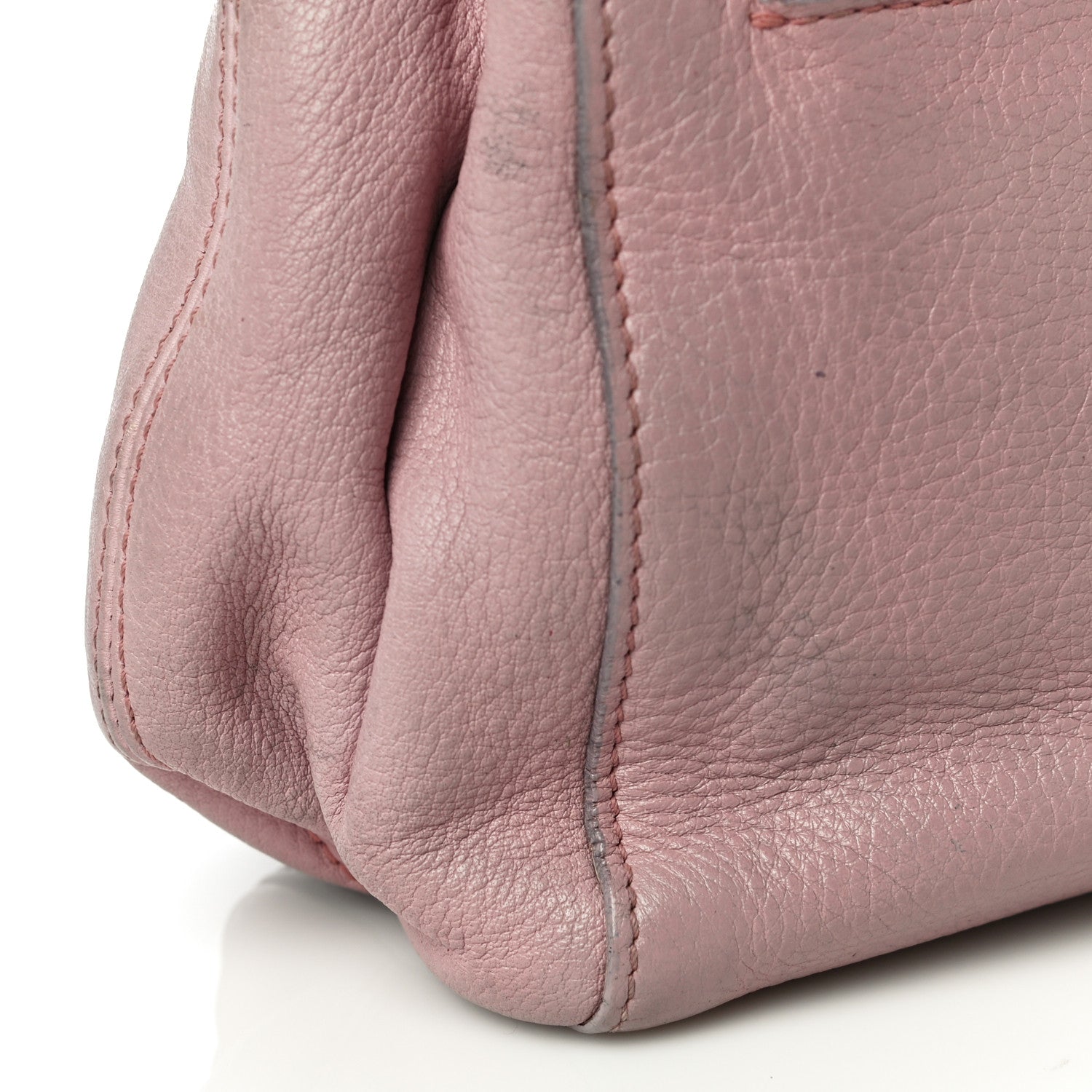 MCM Grained Calfskin Shoulder Bag Pink 21 of 27