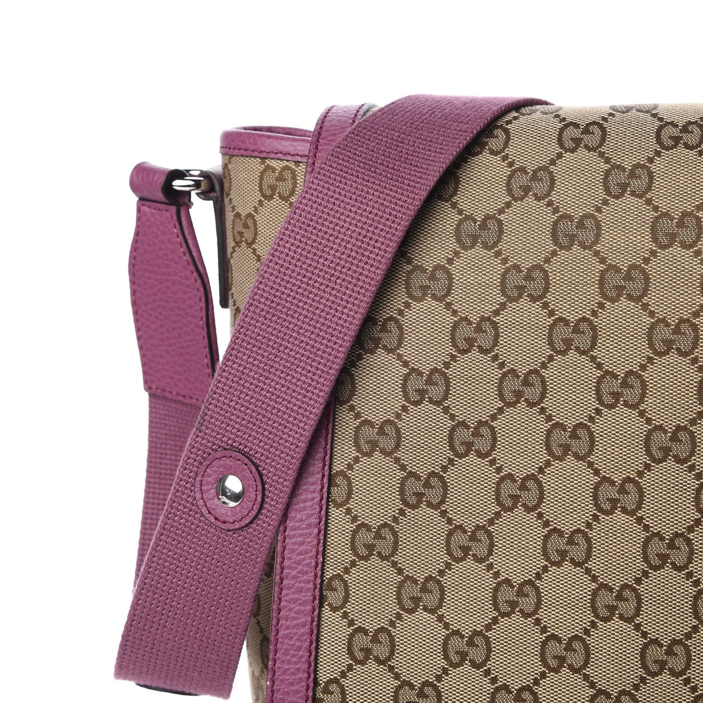 Monogram Convertible Diaper Bag Beige Peonia Flower
