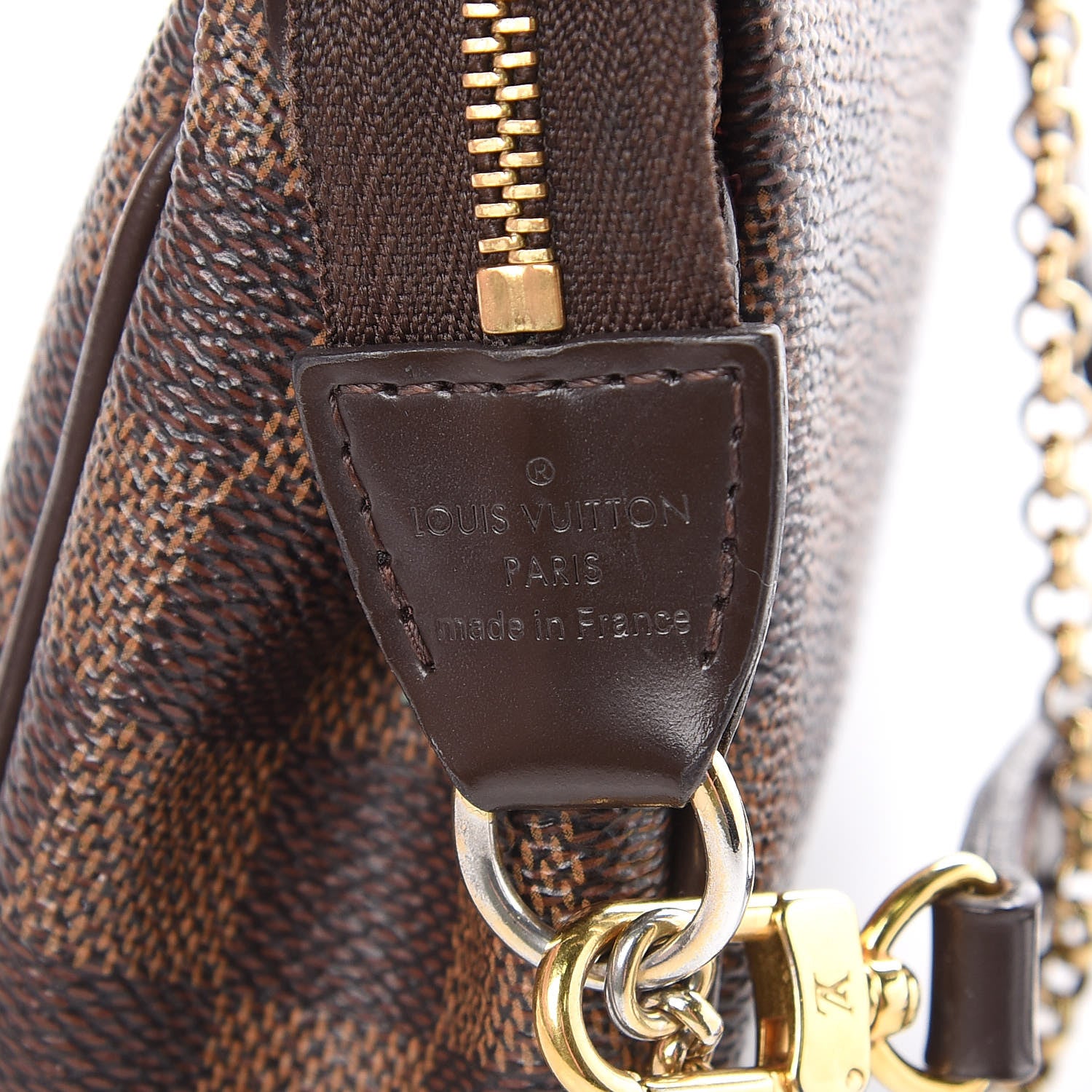 Louis Vuitton Damier Ebene Eva Clutch 4 of 9