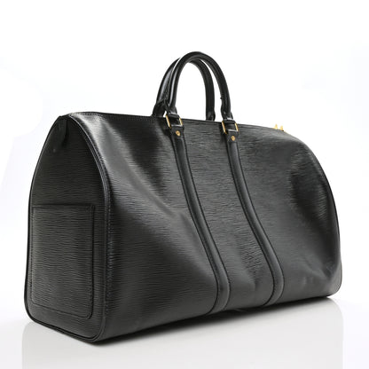 Louis Vuitton Epi Keepall 45 Black 3 of 6