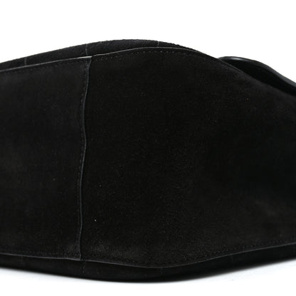 Chanel Suede Calfskin Small Souplissimo Maxi Flap Black 10 of 11