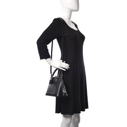 Louis Vuitton Epi Alma BB Black 2 of 10