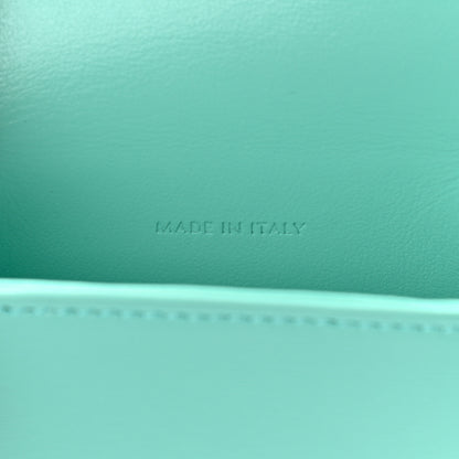 Celine Calfskin Triomphe Airpods Case With Strap Turquoise 7 of 12