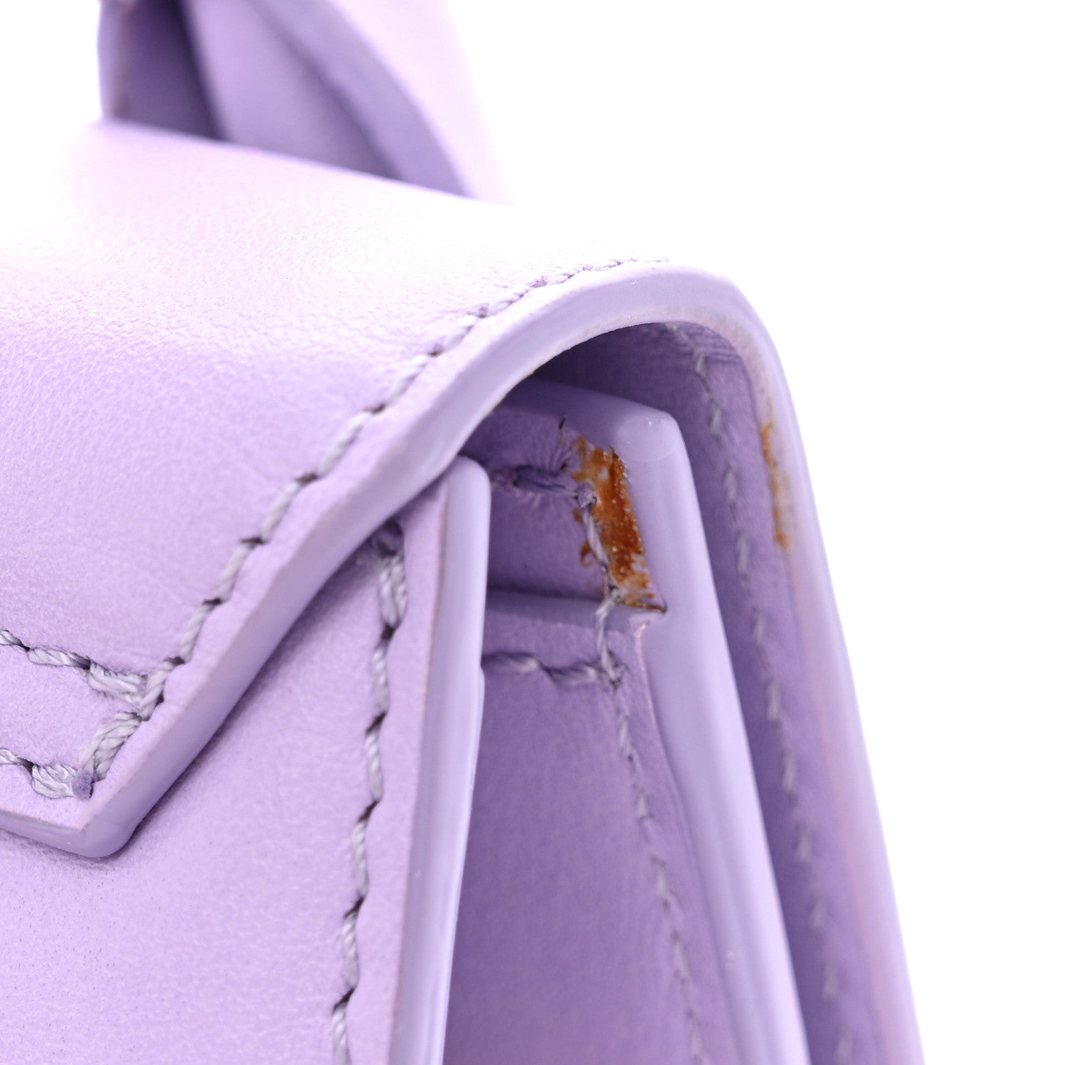 Jacquemus Smooth Calfskin Le Chiquito Long Lilac 10 of 11