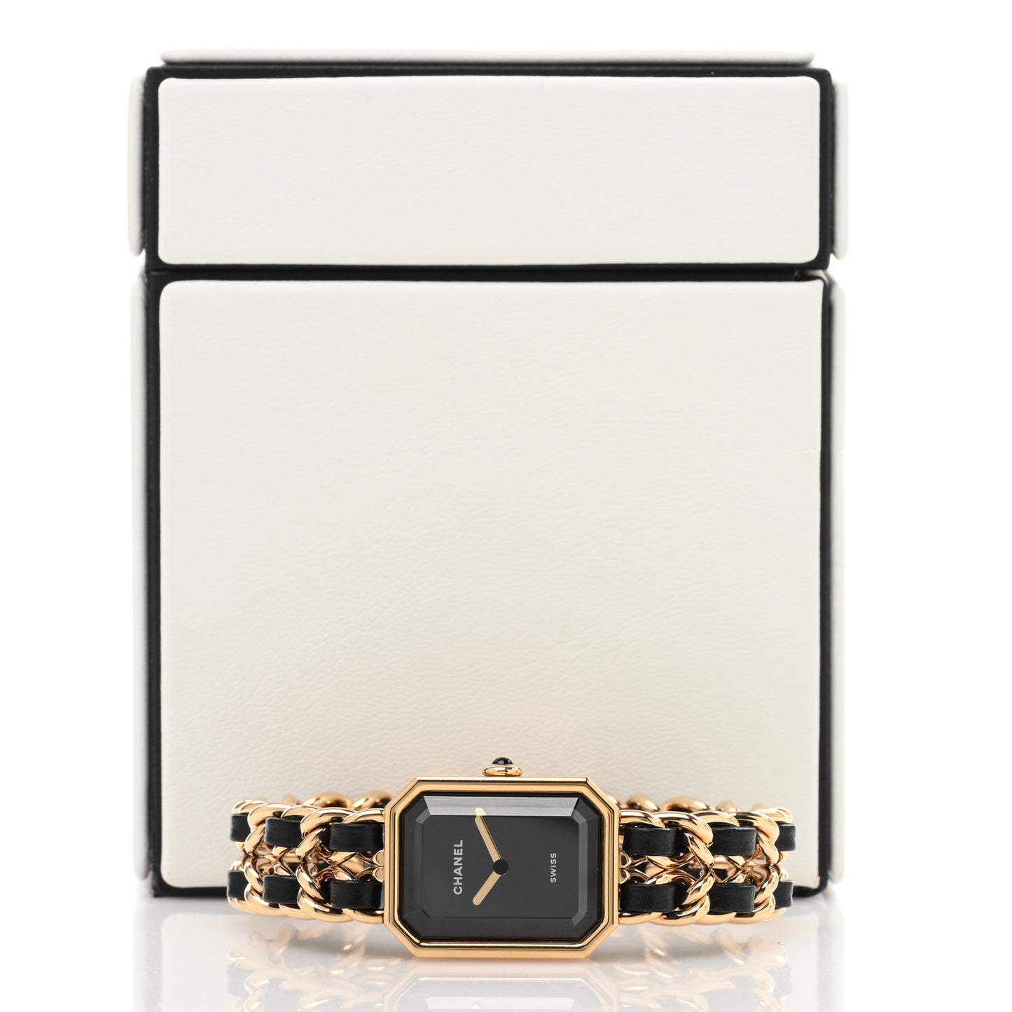 Stainless Steel Lambskin 20mm Chain Premiere Quartz Watch Gold M