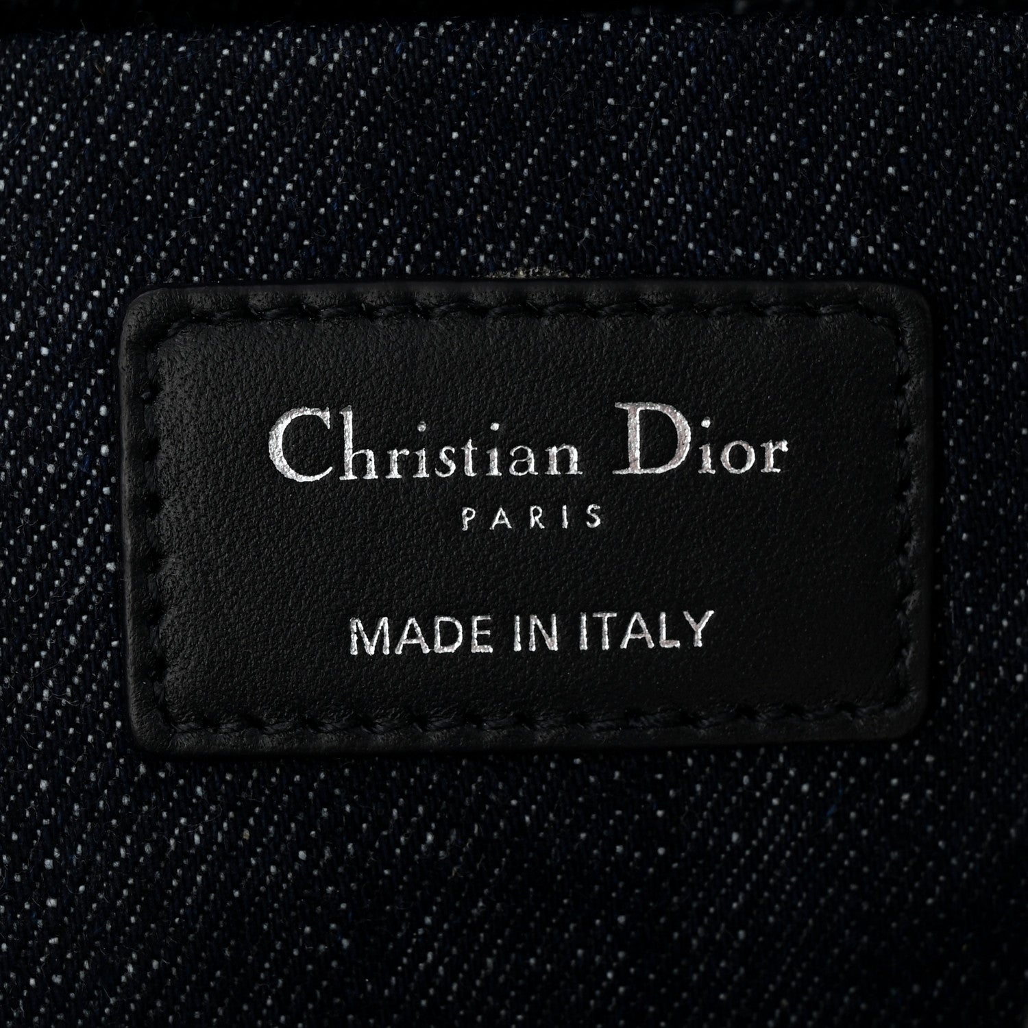 Christian Dior Denim Eyelet Lady D-Joy Blue 6 of 10