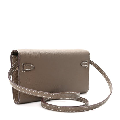 Hermes Epsom Kelly Wallet To Go Etoupe 3 of 9