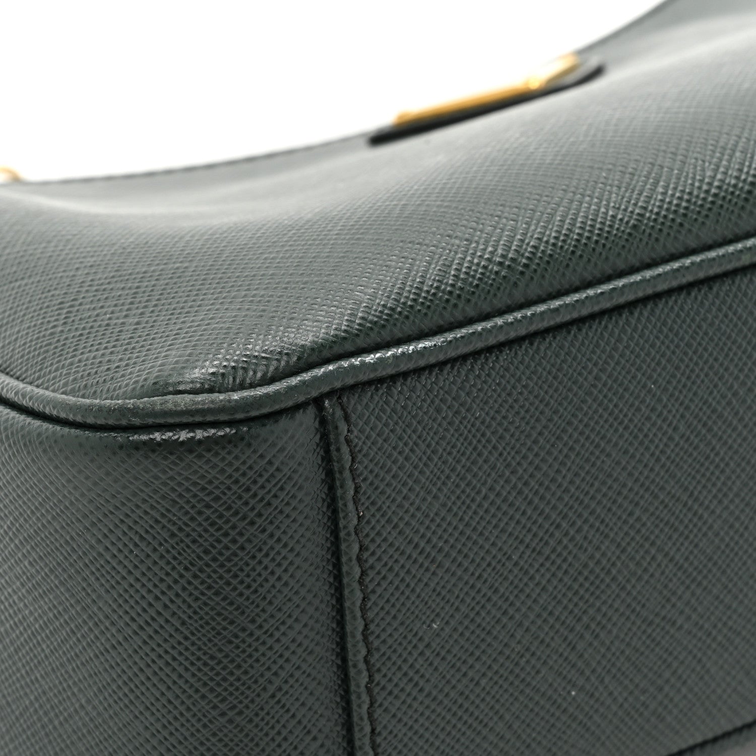 Prada Saffiano Lux Re-Edition 2005 Shoulder Bag Smeraldo 9 of 12