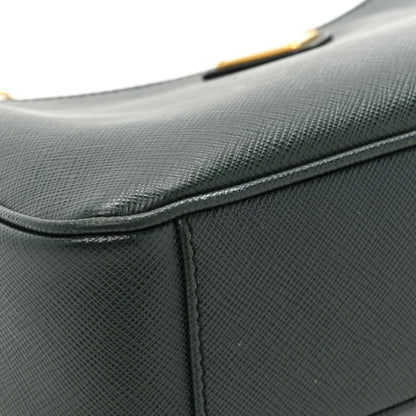 Prada Saffiano Lux Re-Edition 2005 Shoulder Bag Smeraldo 9 of 12