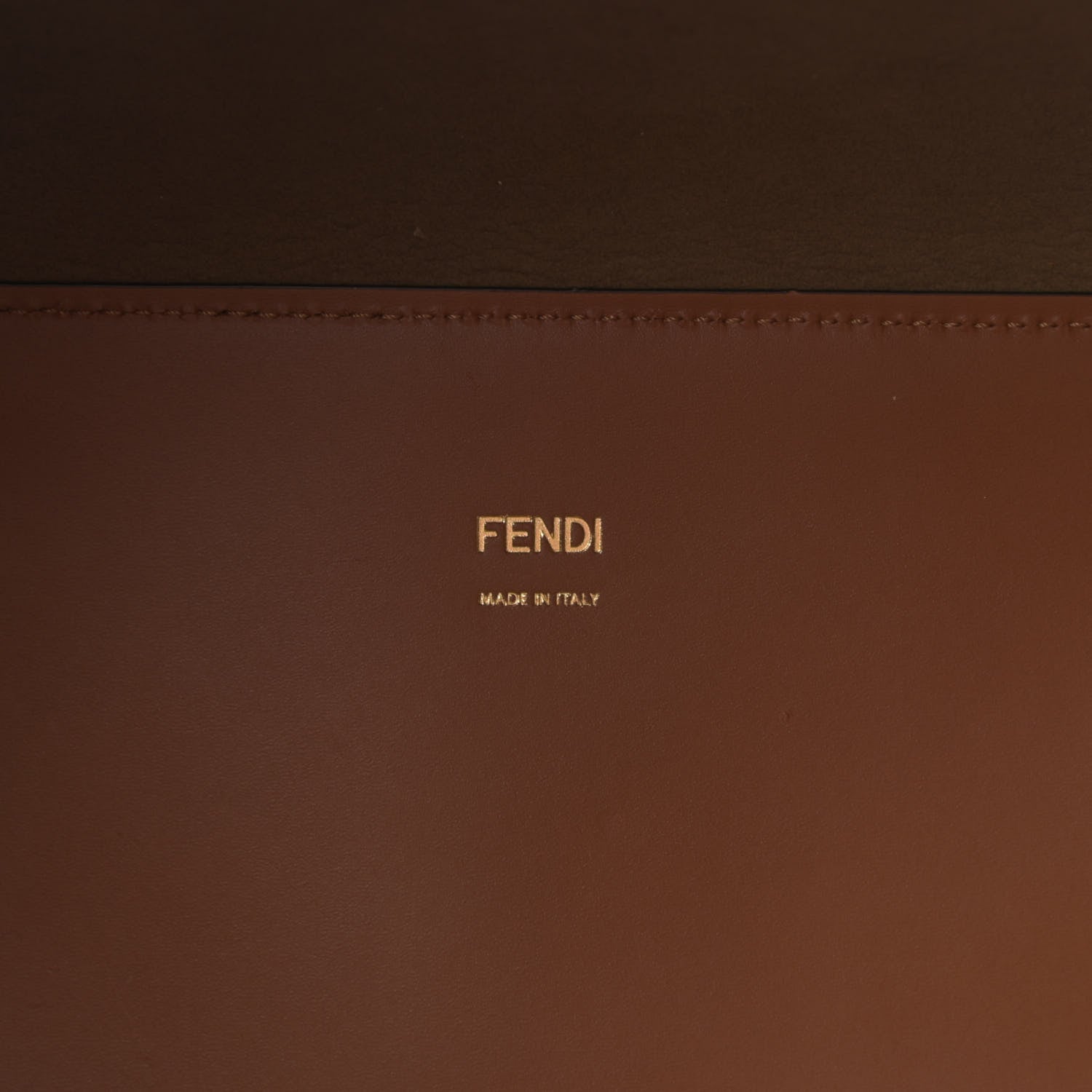 Fendi Vitello King Plexiglass Medium Fendi Sunshine Shopper Tote Cuoio 6 of 13