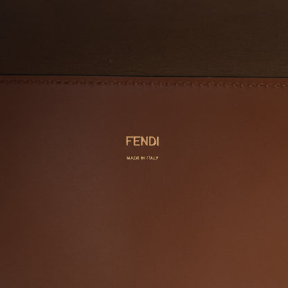 Fendi Vitello King Plexiglass Medium Fendi Sunshine Shopper Tote Cuoio 6 of 13
