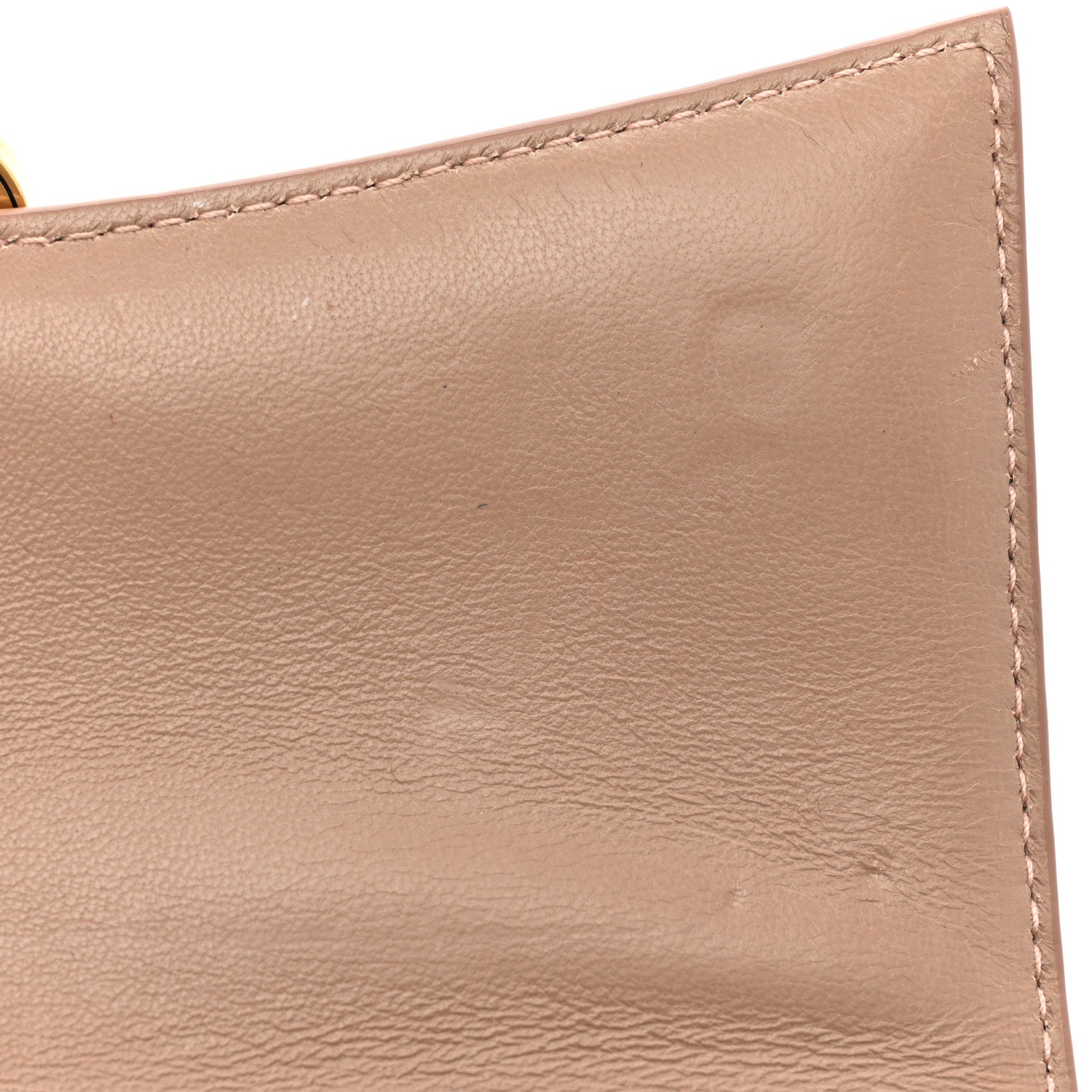 Balenciaga Shiny Calfskin Crocodile Embossed Hourglass Chain Bag Nude Beige 11 of 13