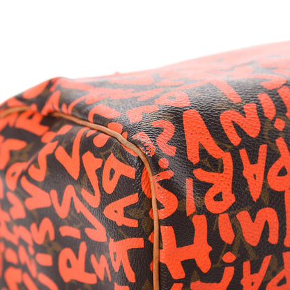 Louis Vuitton Monogram Graffiti Speedy 30 Orange 13 of 23