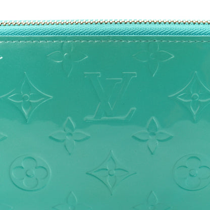 Louis Vuitton LOUIS VUITTON Vernis Zippy Wallet Bleu Lagon 7 of 9