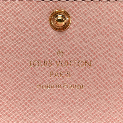Louis Vuitton Damier Ebene Multicles 6 Key Holder Rose Ballerine 6 of 7