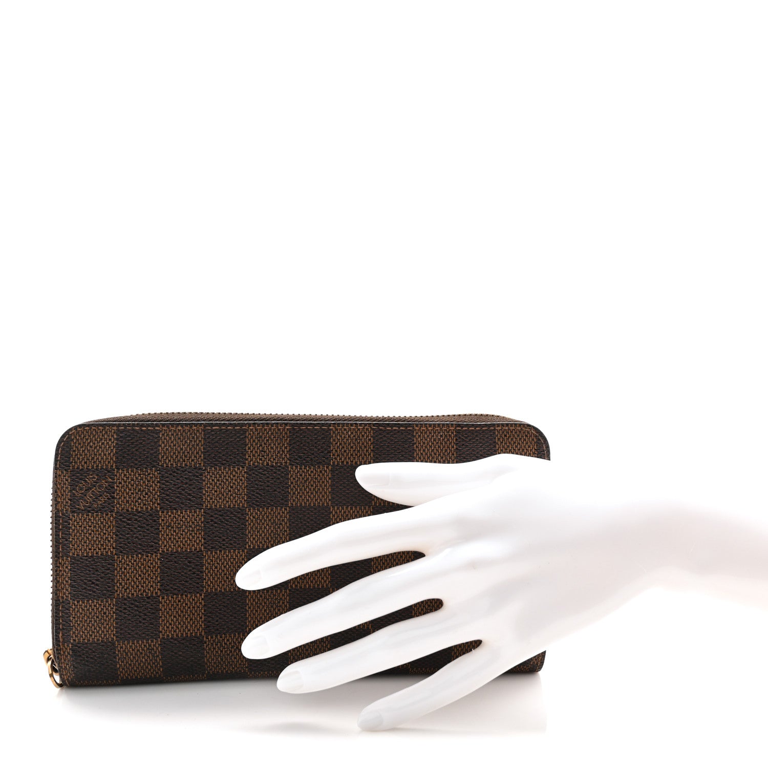 Louis Vuitton Damier Ebene Zippy Wallet 2 of 9