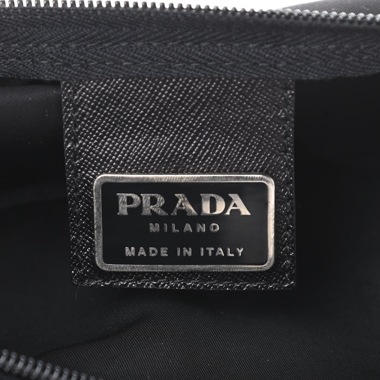 Tessuto Nylon Montagna Belt Bag Black