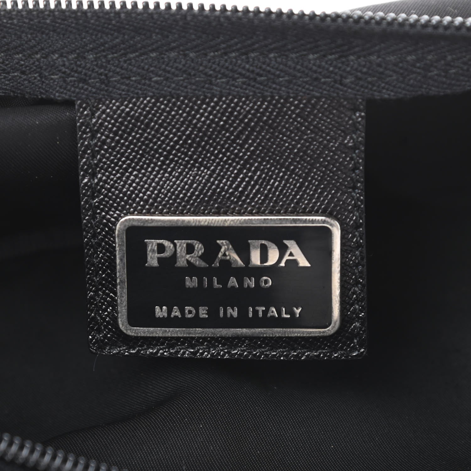 Prada Tessuto Nylon Montagna Belt Bag Black 7 of 11