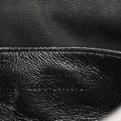 Saint Laurent Lambskin Matelasse Monogram Baby Niki Chain Satchel Black 7 of 10