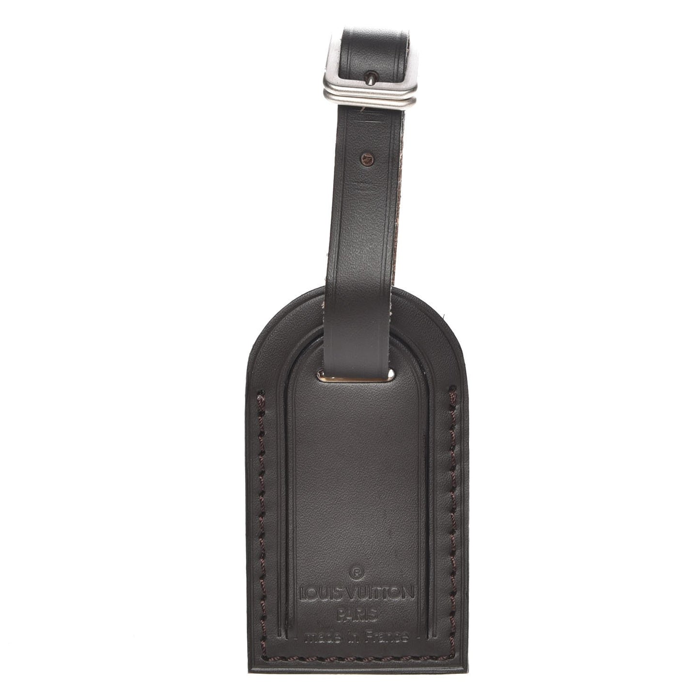 Calfskin Small Luggage Tag Ebene