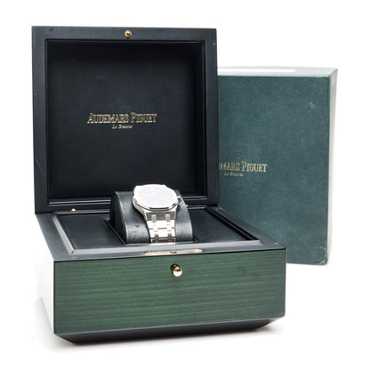 Audemars Piguet Stainless Steel 33mm Royal Oak Quartz Watch Black 67650ST.OO.1261ST.01 5 of 5