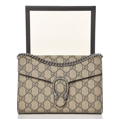 Gucci GG Supreme Monogram Mini Dionysus Chain Wallet Beige Taupe 7 of 7