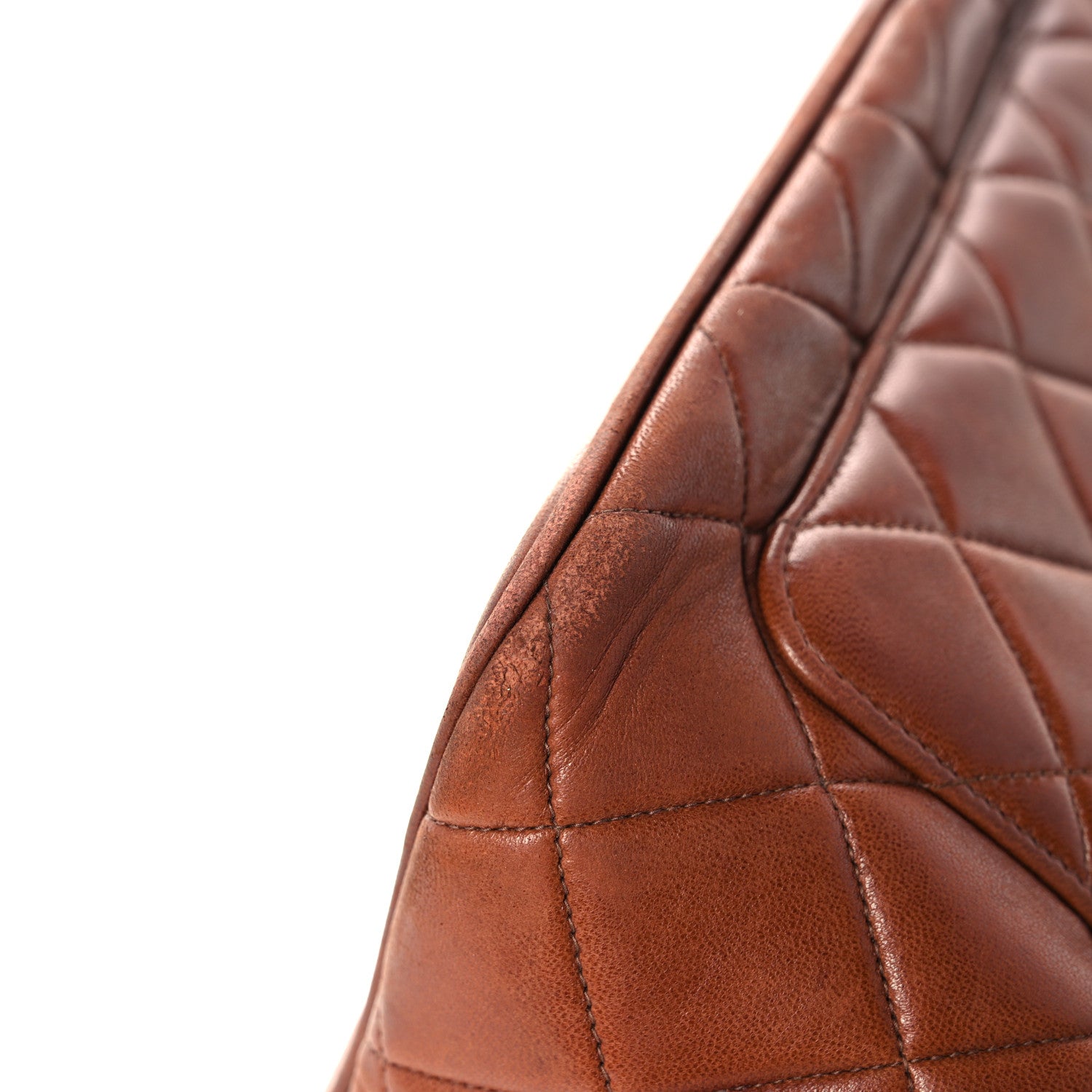 Chanel Lambskin Quilted Medallion Tote Brown 11 of 26