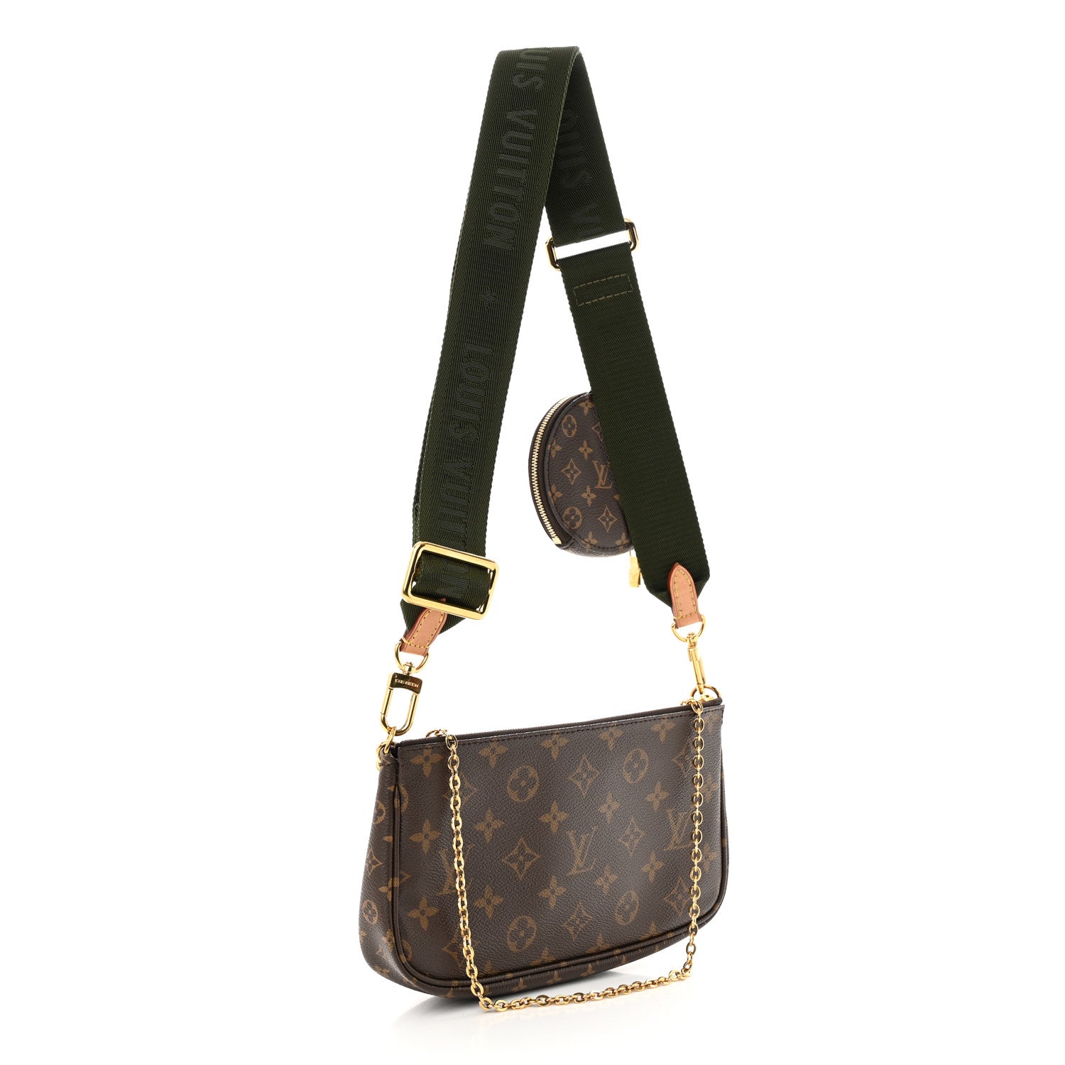 Louis Vuitton Monogram Multi Pochette Accessories Kaki 3 of 12